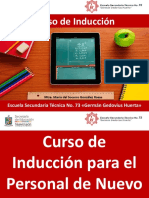 Curso de Inducción para Personal de Nuevo Ingreso