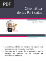 PRESENTACION Cinemática de Las Particulas ORIGINAL PDF