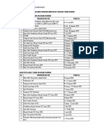 Jadwal