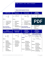 Home - General Resources Eddy Current Inspection Formula: Ohm's Law Impedance Phase Angle Magnetic Permeability