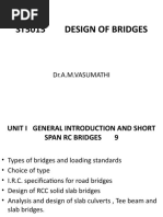 ST5015 Design of Bridges: Dr.A.M.Vasumathi