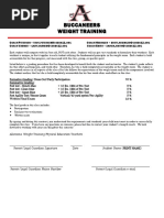 Allatoona Weight Training Syllabus 2019-20