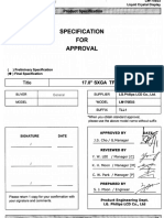 Specification FOR Approval: Title