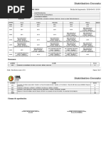 Ejemplo de Distributivo de Horas de Docentes