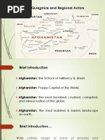 Afghan Quagmire and Regional Actors