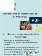 Enseñanza de Las Matemáticas en El Nivel Inicial