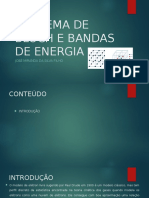 Teorema de Bloch e Bandas de Energia