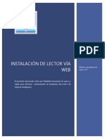 Instalacion de Lector Via Web - v7