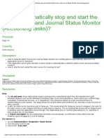 How To Automatically Stop and Start The Batch Server and Journal Status Monitor (Accounting Tasks)