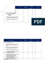 Performance Indicators - Sample Format