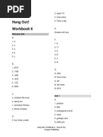 Hang Out! 6 Workbook Answer Key