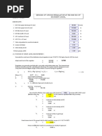 Design of Cross Regulator at RD 368.500 of Bikaner Canal