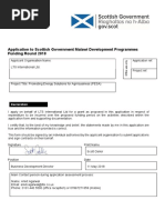 Application To Scottish Government Malawi Development Programmes Funding Round 2018