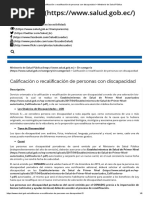 Calificación o Recalificación de Personas Con Discapacidad - Ministerio de Salud Pública PDF