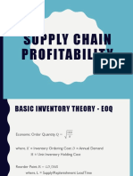 Supply Chain Profitability