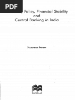 Narendra Jadhav - Monetary Policy, Financial Stability & Central Banking