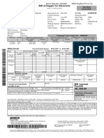 Bill of Supply For Electricity: Due Date: 25-02-2019