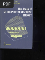 W H Van Der Linden - Ronald K Hambleton - Handbook of Modern Item Response Theory-Springer (1997)