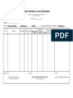 Report On The Physical Count of Inventories