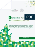 Programa Nacional de Convivencia Escolar