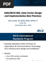 Bicsi 002 Data Center Design and Implementation Best Practices