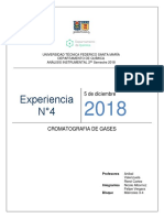 Informe de Cromatografia de Gases