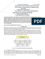 A Characteristics Study of Ant Colony Optimization Algorithms For Routing Problems