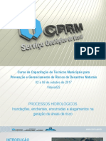 Processos Hidrológicos - Inundações, Enchentes, Enxurradas e Alagamentos Na Geração de Áreas de Risco PDF