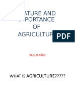 1final. Nature and Importance of Agriculture2013