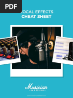 Vocal Effects Cheat Sheet