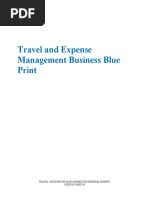 Travel and Expense Management Business Blue Print