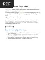 Signal Flow Graph of Control System