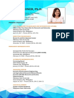 Detailed Curriculum Vitae of Dr. Oconer