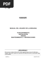 1000SR Operations Manual Rev L (Es) .PDF - mjfbm1r