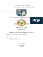 Informe de Reductasa de Leche