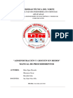 Baez - Hinojosa - Recalde - Manual de Procedimientos Datacenter - Final PDF