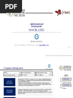 Stock Pitch - Nocil LTD