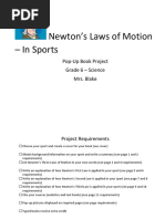 Newtons Law Popup Book Requirements 1