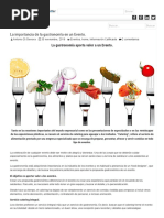 La Importancia de La Gastronomía en Un Evento.