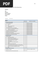 Example Checklist For Piping and HVAC Drawings in Interiour Design Projects