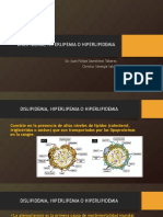 Dislipidemia, Hiperlipemia o Hiperlipidemia Agosto20188