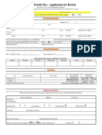 Barista Applicationform