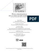 Ética Profesional en Posgrado PDF