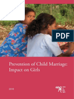 Prevention of Child Marriage Impact On Girls