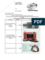 Catálogo de Productos Jaibita Electrónica