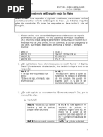 Guia para El Examen Del Libro de San Mateo