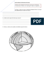 Guía de Trabajo La Estructura de La Tierra