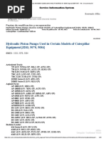 Hydraulic Piston Pumps Used in Certain Models of Caterpillar Equipment (3203, 5070, 5084)