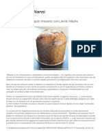 Panettone Alto A Doppio Impasto Con Lievito Madre PDF