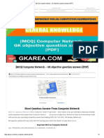 (MCQ) Computer Network - GK Objective Question Answers (PDF)